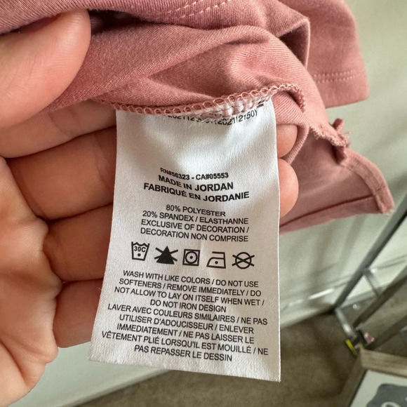 Nike mauve pink Therma-FIT One Long Sleeve 1/2 Zip sweatshirt knit top size XXL - Picture 8 of 8